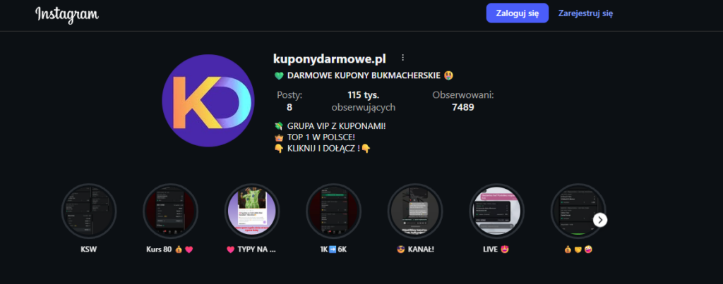Kupon grupy VIP 16