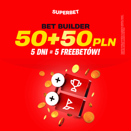 GOTOWY NA SUPERPROMOCJĘ? STAWIAJ BET BUILDERY I ODBIERZ ŁĄCZNIE AŻ 250 PLN!