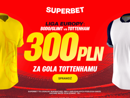 KURS 150 NA GOLA WYBRANEJ DRUŻYNY W MECZU BODO/GLIMT – TOTTHENHAM