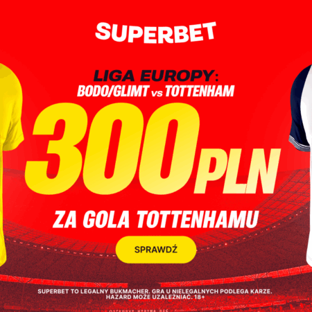 KURS 150 NA GOLA WYBRANEJ DRUŻYNY W MECZU BODO/GLIMT – TOTTHENHAM