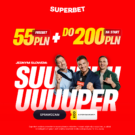 🟥 Superbet – 255 PLN na start