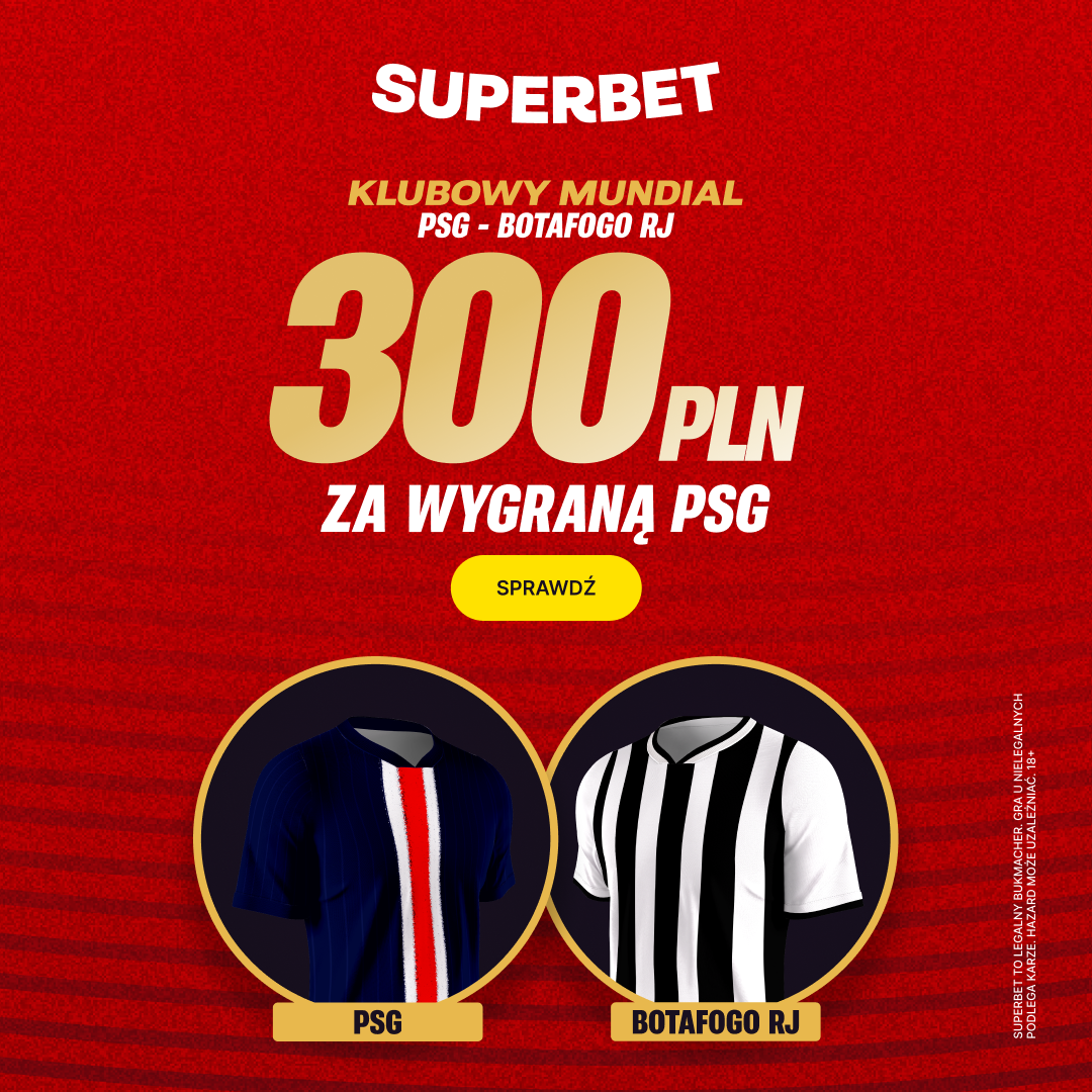 300 PLN za zwycięstwo PSG w meczu z Botafogo RJ