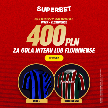 400 PLN za gola Interu lub Fluminense