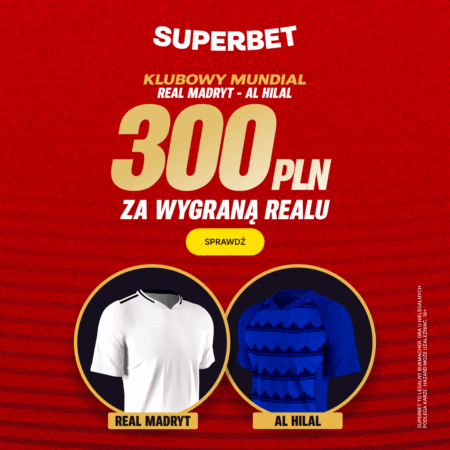 Kurs 150 na zwycięstwo Realu Madryt w meczu z Al Hilal 