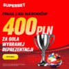 Kurs 200 na gola wybranej drużyny w meczu Portugalia – Hiszpania w finale Ligi Narodów