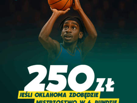 250 ZŁ, JEŚLI OKLAHOMA ZDOBĘDZIE MISTRZOSTWO W 6. RUNDZIE