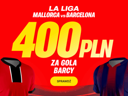 Bonus 400 PLN za gola Barcelony w meczu z Mallorcą