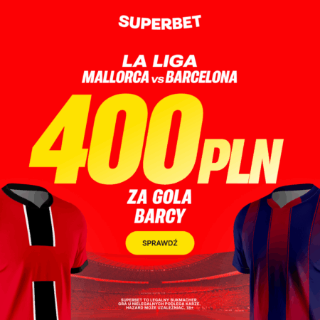 Bonus 400 PLN za gola Barcelony w meczu z Mallorcą