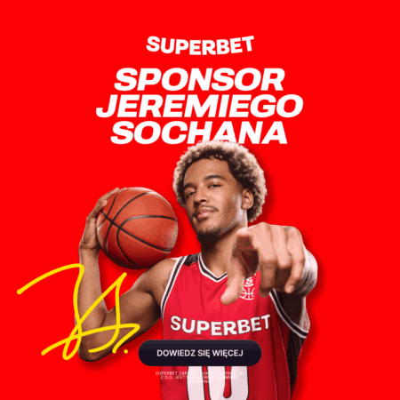 Jeremy Sochan gra z Superbet! Pierwsza w Polsce kampania 360 promująca odpowiedzialną grę