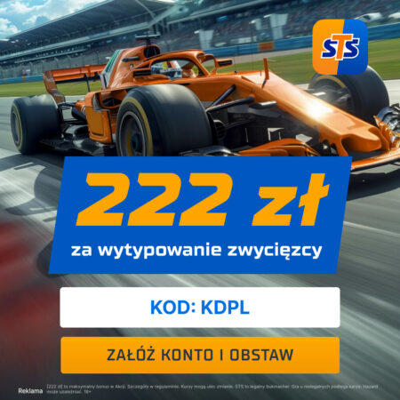 🏁 MEGA BONUS DLA FANÓW F1! 660 PLN + 222 PLN na Grand Prix USA! 🏎️💨