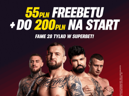 Pełna Karta Walk FAME 28 i Typy! Odbierz 255 zł Bonus na Wrzoska, Najmana i walkę 2 na 1. Zarejestruj się z kodem KUPONYDARMOWEPL!