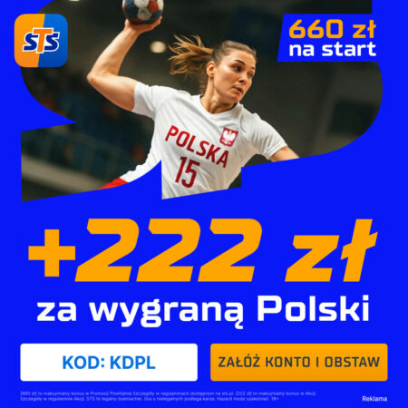 882 PLN na Start w STS! Kod KDPL + 222 PLN za Polskę vs Tunezja na MŚ!