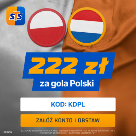 🚨 TYLKO DO 14.11! 660 PLN + 222 PLN za Trafienie Polski w STS!