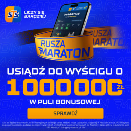 Rusza STS Maraton! 1 000 000 PLN w Puli + Bonus 760 PLN na Start (KDSTART)