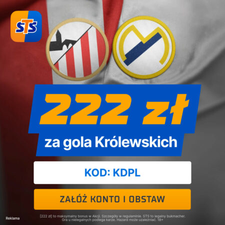 ⚽ Odbierz 660 PLN + Ekstra 222 PLN na Start w STS! Kod KDPL za Gol w Bilbao – Real!