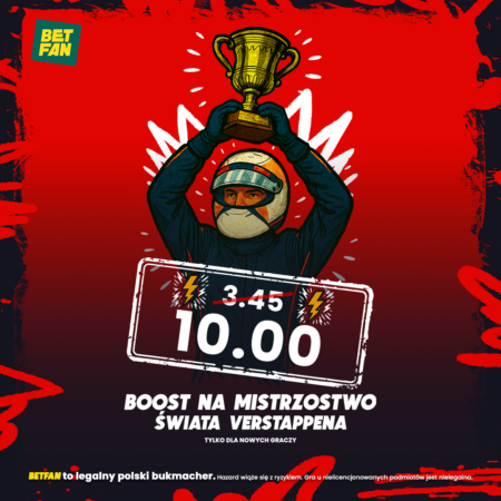 🏎️ HIT! KURS 10.0 NA MISTRZOSTWO ŚWIATA VERSTAPPENA (F1)!