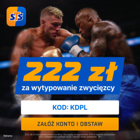 STS Bonus 660+222 PLN! Kod KDPL na Paul vs Joshua