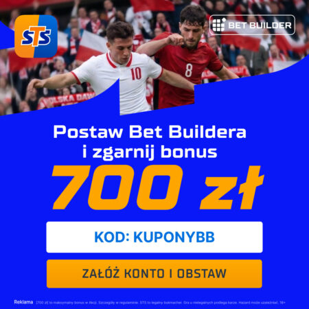 Polska – Albania w STS: Zgarnij aż 700 PLN za wygrany Bet Builder! Kod: KUPONYBB