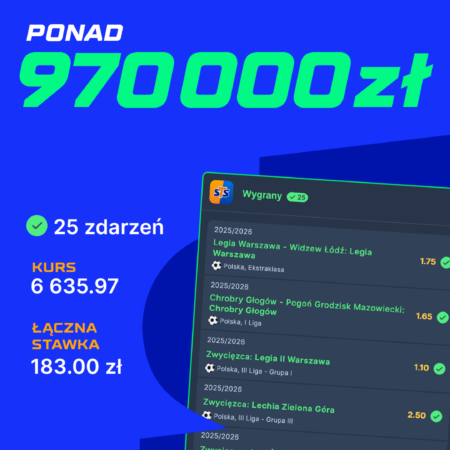 Milion na wyciągnięcie ręki! Gracz STS wygrywa ponad 970 000 zł dzięki genialnej strategii